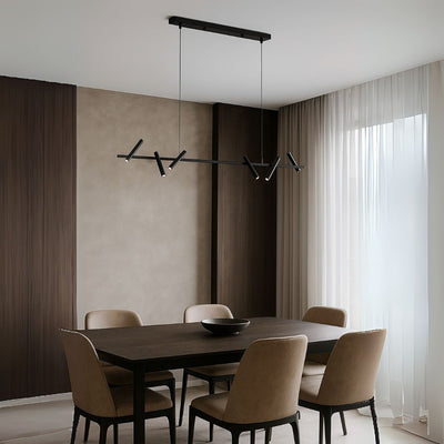 LED полилей Harman, 23 W, 6 източника, неутрална светлина, черен