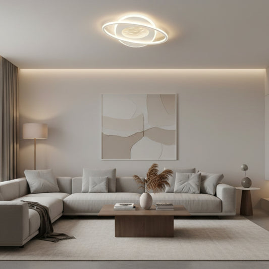 LED полилей с Volta 125W дистанционно управление, овален, студ/гореща/неутрална светлина, нестабилна, бяла