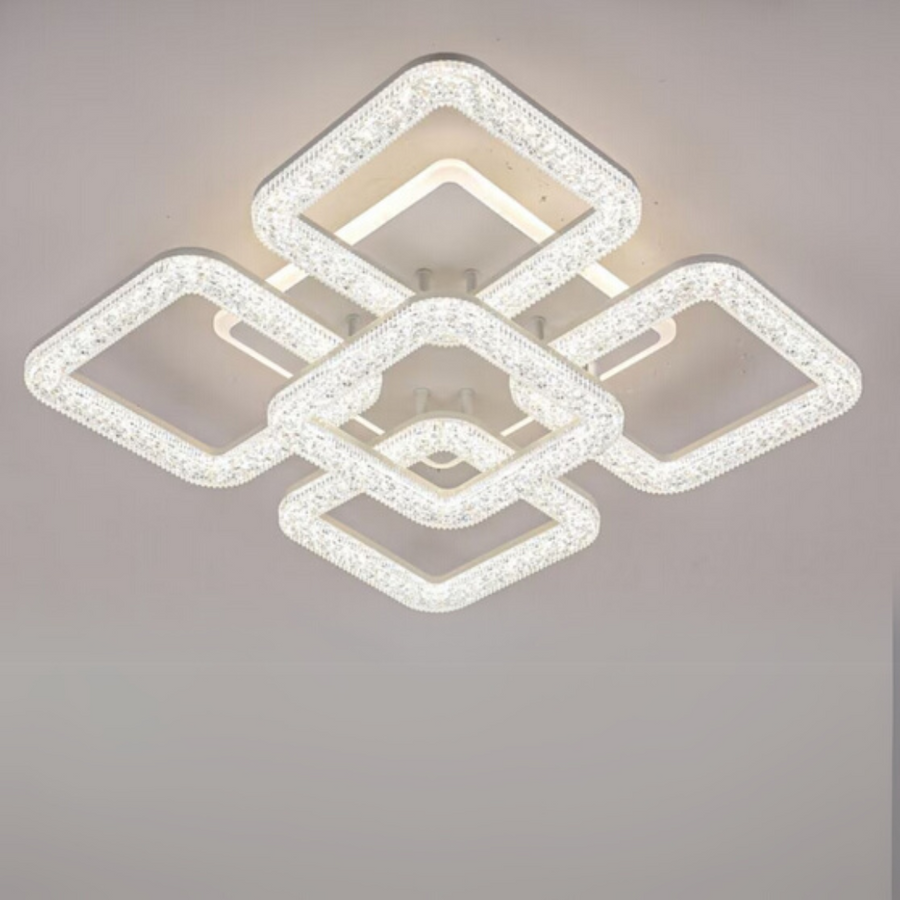 Astrid LED полилей с дистанционно управление, 134 W, димируем, бял LED полилей с дистанционно управление Заглавие по подразбиране Alessandro Design