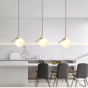 Полилей LOFT Haven, 1x E27, златисто бял, метал, регулируема височина, модерни модерни полилеи Заглавие по подразбиране Alessandro Design