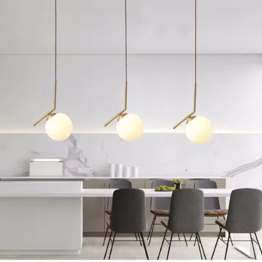 Полилей LOFT Haven, 1x E27, златисто бял, метал, регулируема височина, модерни модерни полилеи Заглавие по подразбиране Alessandro Design