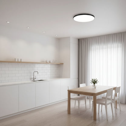 SOLIS LED таванна лампа 37cm 32W Cold Light Черна LED плафониера Default Title Alessandro Design