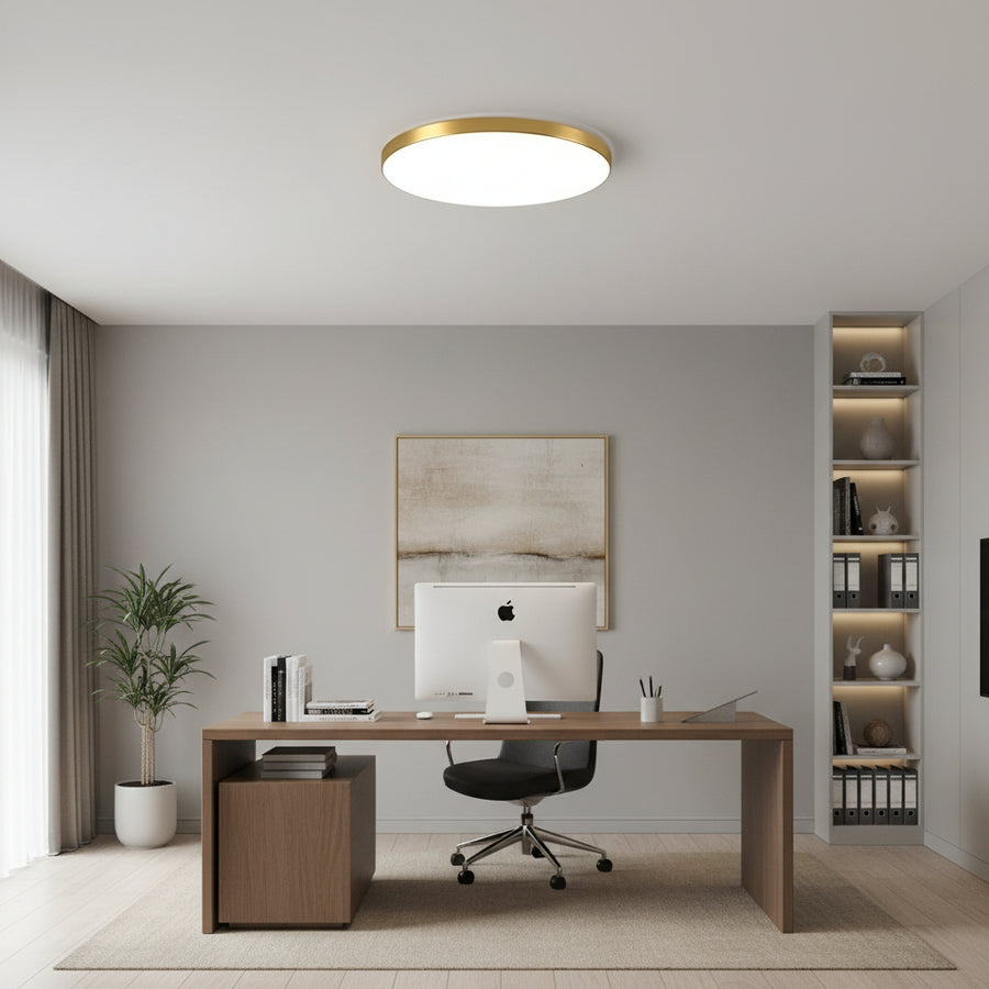 SOLIS LED плафон 37cm 33W Cold Light Gold