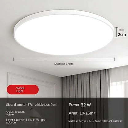 SOLIS LED таванна лампа 37cm 33W Cold Light Бяла LED плафониера Default Title Alessandro Design