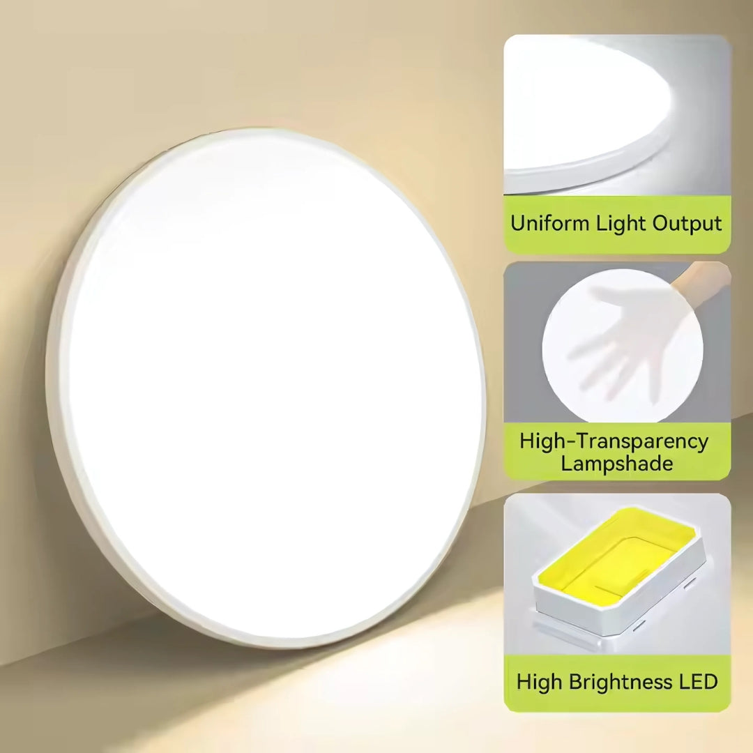 SOLIS LED таванна лампа 37cm 33W Cold Light Бяла LED плафониера Default Title Alessandro Design