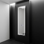 Правоъгълно LED огледало, 45x140 см, радар Giulia Marcello, система за обезпотяване, часовник и термометър, Dimabila, огледала за тоалети Dressing Couture Заглавие по подразбиране Alessandro Design