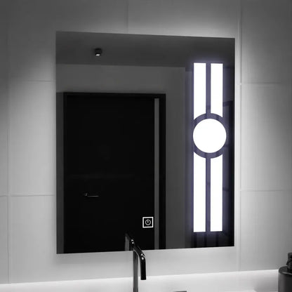 Правоъгълно LED огледало, 60x80cm, Getame Touch Обикновено LED огледало Заглавие по подразбиране Alessandro Design