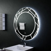 Огледало LED Touch ASTRIX, 60cm, 6000K, димируемо, система против запотяване Огледала Korman E Заглавие по подразбиране Alessandro Design