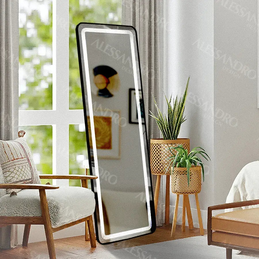 Правоъгълно LED огледало, 45x140 см, Marcello Touch, Dressing Couture Огледала за дресинг Заглавие по подразбиране Alessandro Design