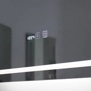 Правоъгълно LED огледало 70x90cm EDGE Touch Demister System, Black Frame Mirrors Korman E Заглавие по подразбиране Alessandro Design