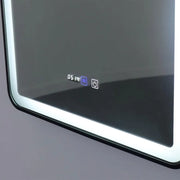 Правоъгълно LED огледало 70x90cm EDGE Touch Demister System, Black Frame Mirrors Korman E Заглавие по подразбиране Alessandro Design