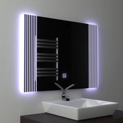 Правоъгълно LED огледало, 80x60cm, Infinity Frame Basic Touch 1005S-20A Заглавие по подразбиране Alessandro Design