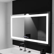 Правоъгълно LED огледало, 160x80 см, Verite MotionGlow Marcello, система за обезпотяване, часовник и термометър, димируеми огледала Marcello Заглавие по подразбиране Alessandro Design
