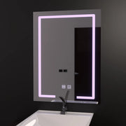 Правоъгълно LED огледало 60x80 см, Touch Vesta, система против запотяване, димируемо огледало за баня с LED и противозамъгляване Заглавие по подразбиране Alessandro Design