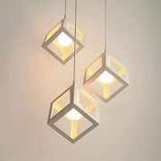 Luster Form Cube, STRUKTUR Cluster, 3xE27, бял, Metal Luster Industrial Заглавие по подразбиране Alessandro Design