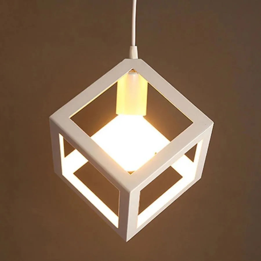 Luster Form Cube, STRUKTUR Cluster, 3xE27, бял, Metal Luster Industrial Заглавие по подразбиране Alessandro Design