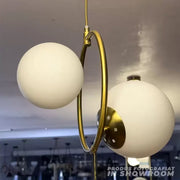 Полилей LOFT Atelier, 2x E27, бяло злато, метал, регулируема височина Модерни полилеи Заглавие по подразбиране Alessandro Design