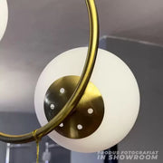 Полилей LOFT Atelier, 2x E27, бяло злато, метал, регулируема височина Модерни полилеи Заглавие по подразбиране Alessandro Design