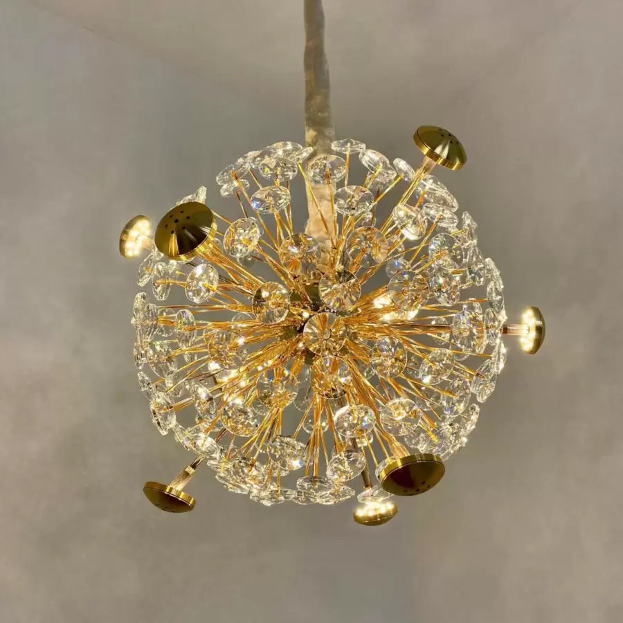 Crystal Arthur 99W златен LED висулка Модерен свещник Заглавие по подразбиране Alessandro Design