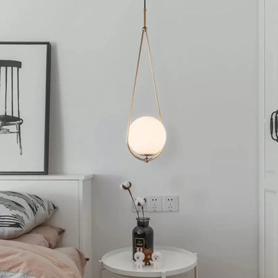 Полилей LOFT Haven, 1x E27, бяло злато, метал, регулируема височина
