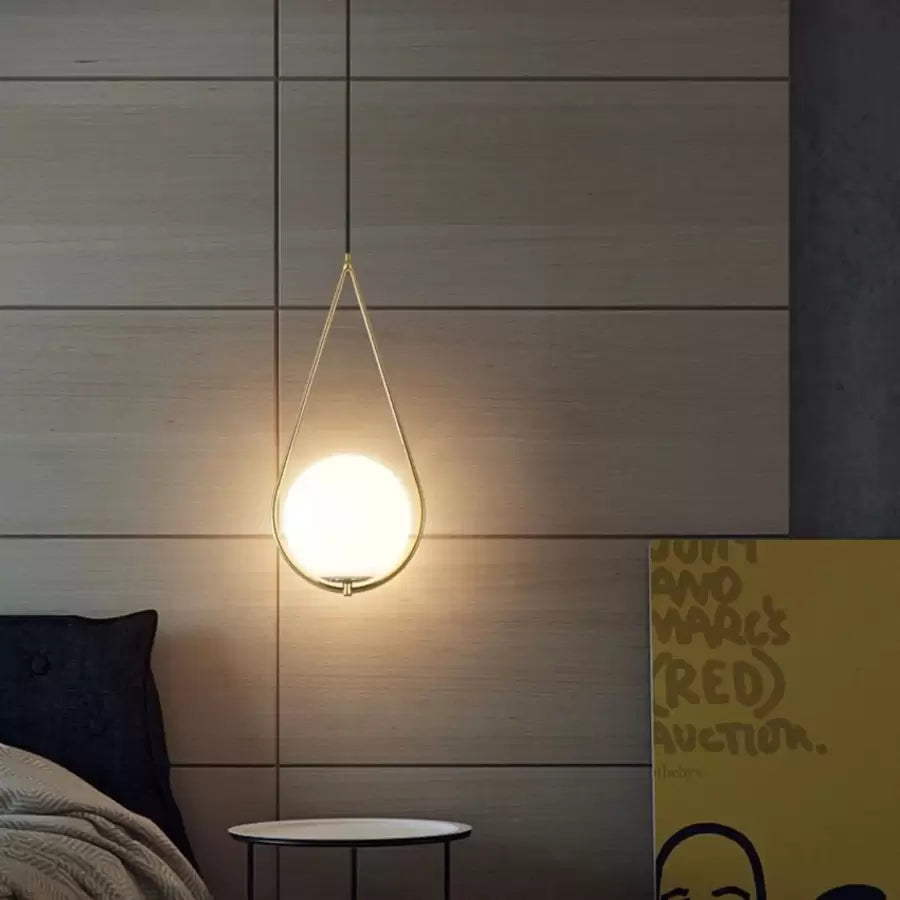 Полилей LOFT Haven, 1x E27, бяло злато, метал, регулируема височина Модерни полилеи Заглавие по подразбиране Alessandro Design