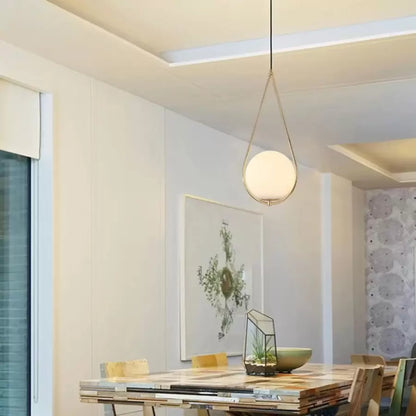Полилей LOFT Haven, 1x E27, бяло злато, метал, регулируема височина Модерни полилеи Заглавие по подразбиране Alessandro Design