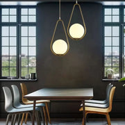 Полилей LOFT Haven, 1x E27, бяло злато, метал, регулируема височина Модерни полилеи Заглавие по подразбиране Alessandro Design