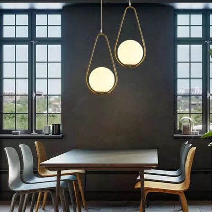 Полилей LOFT Haven, 1x E27, бяло злато, метал, регулируема височина Модерни полилеи Заглавие по подразбиране Alessandro Design