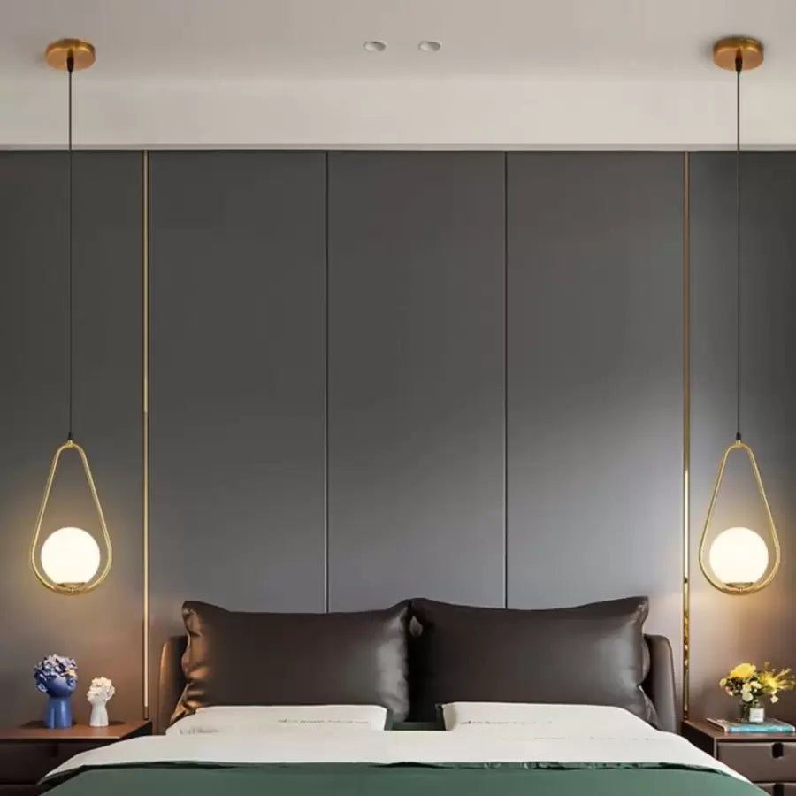 Полилей LOFT Haven, 1x E27, бяло злато, метал, регулируема височина Модерни полилеи Заглавие по подразбиране Alessandro Design