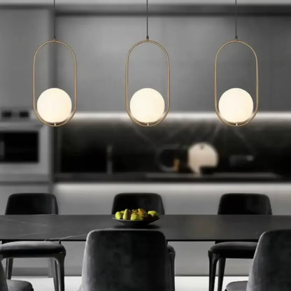 Модерен полилей LOFT Gallery, 1x E27, бяло злато, метал, регулируема височина Модерни полилеи Заглавие по подразбиране Alessandro Design