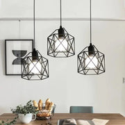 Luster Forma Prism, Geo Trio, 3 x E27, черен, Metal Luster Industrial Заглавие по подразбиране Alessandro Design