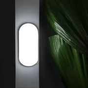 LED таванна лампа FANTAS Oval 8W 17cm Бяла външна IP65 LED таванна лампа Заглавие по подразбиране Alessandro Design