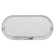 LED таванна лампа FANTAS Oval 8W 17cm Бяла външна IP65 LED таванна лампа Заглавие по подразбиране Alessandro Design