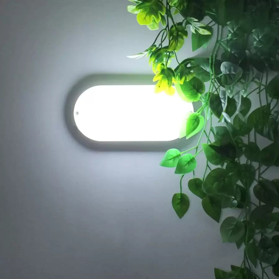 LED плафон FANTAS Oval 15W 20cm Бял външен IP65 Заглавие по подразбиране Alessandro Design