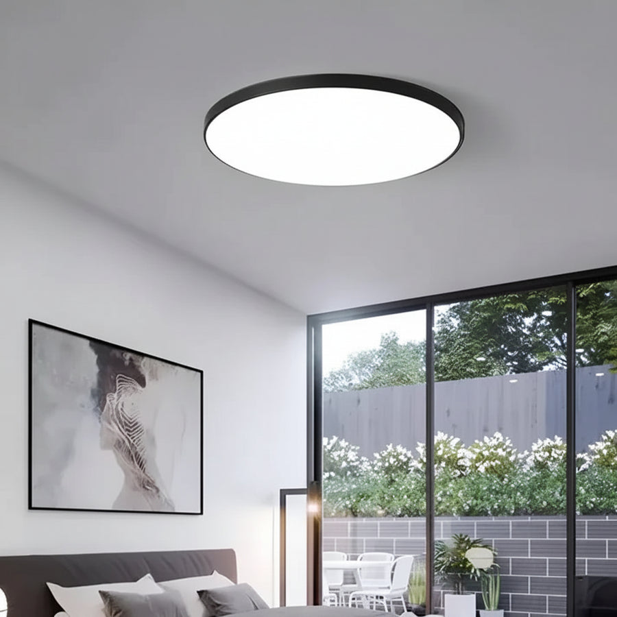 SOLIS LED плафон 27см 20W Cold Light, Черни LED плафониери Заглавие по подразбиране Alessandro Design