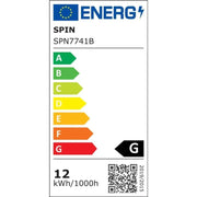 LED таванно осветление с регулируем сензор за движение 18W 6400K Бяло LED таванно осветление Заглавие по подразбиране Alessandro Design