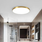 LED плафон SOLIS 27cm 20W Cold Light Gold LED плафониери Default Title Alessandro Design