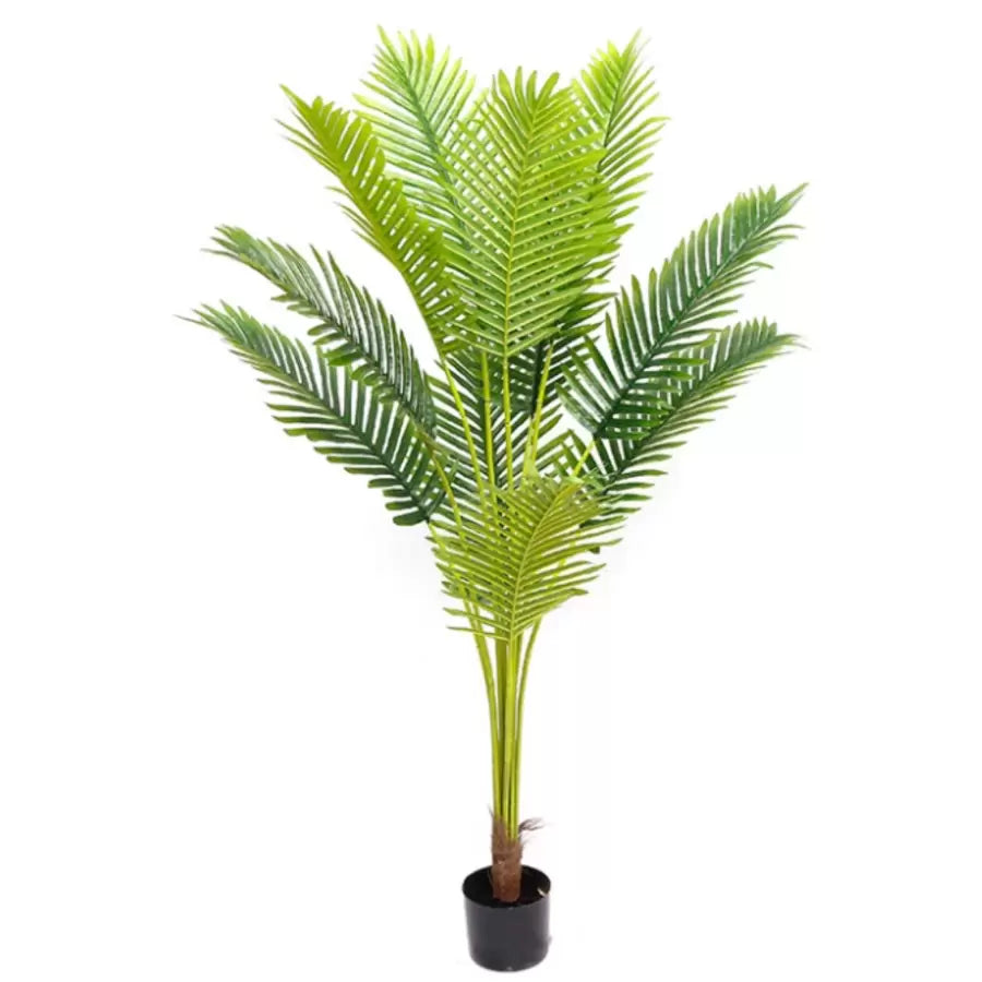 Изкуствено растение Areca Palm, без саксия, 160 см зелени изкуствени стайни растения Заглавие по подразбиране Alessandro Design