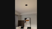 LED полилей с дистанционно управление на Карина, 68W, 10 елемента, гореща/студена/неутрална светлина, недобросъвестно, злато
