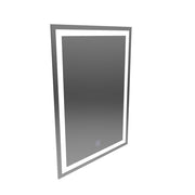 Правоъгълно LED огледало, 60х80см, РАМКА Basic Touch