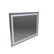 Правоъгълно LED огледало, 80x60cm, RADIANTE Touch, Demister System, Dimable