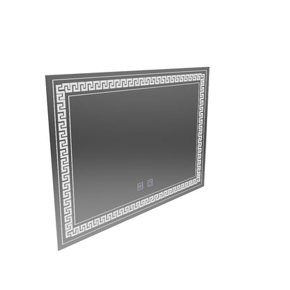 Правоъгълно LED огледало 80x60 Touch Volta система против запотяване