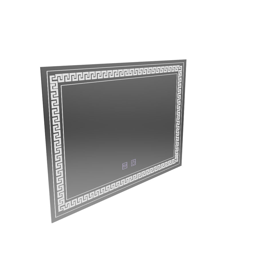 Правоъгълно LED огледало 80x60 Touch Volta система против запотяване
