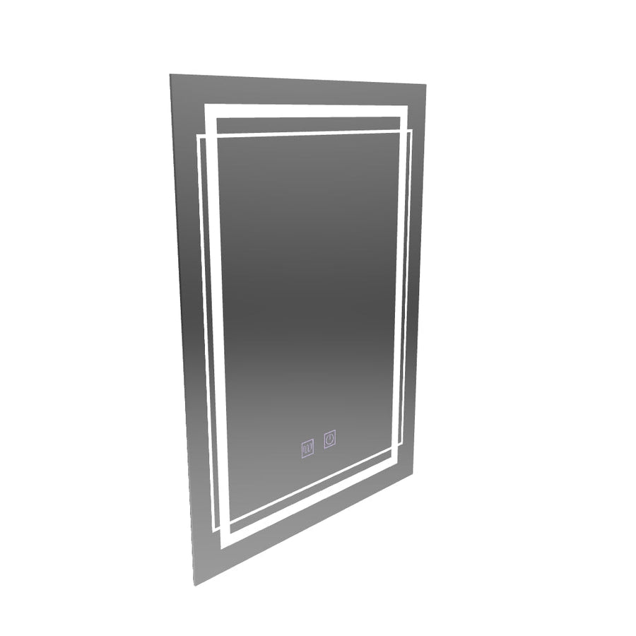 Правоъгълно LED огледало, 60x80см, KOVEN Touch, система против запотяване, димиране