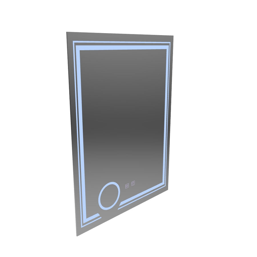 Правоъгълно LED огледало, 60x80cm, CANTO Touch, Demister System, Dimable