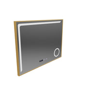LED огледално сензор Motionglow Rosalia 80x60 cm Студена светлина/студ/неутрална система за подразбираща се система MEROMETER Thermometer Marcello Funghhi Collection