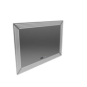 Правоъгълно LED огледало, 110x65 см, сензор Venezia MotionGlow Marcello, система за обезпотяване, часовник и термометър, Dimabila