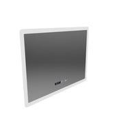 Правоъгълно LED огледало, 80x60 см, сензор ELANCEE MotionGlow Marcello, система за обезпотяване, часовник и термометър, димиране