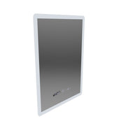 Правоъгълно LED огледало, 50x70 см, сензор ELANCEE MotionGlow Marcello, система за обезпотяване, часовник и термометър, димиране