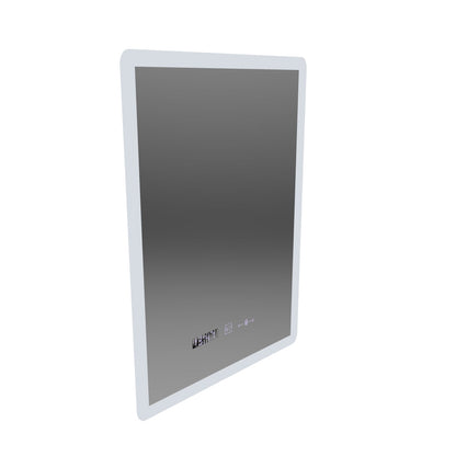 Правоъгълно LED огледало, 50x70 см, сензор ELANCEE MotionGlow Marcello, система за обезпотяване, часовник и термометър, димиране